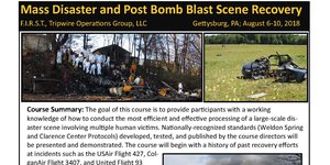 Mass Disaster and Post Bomb Blast Scene Recovery